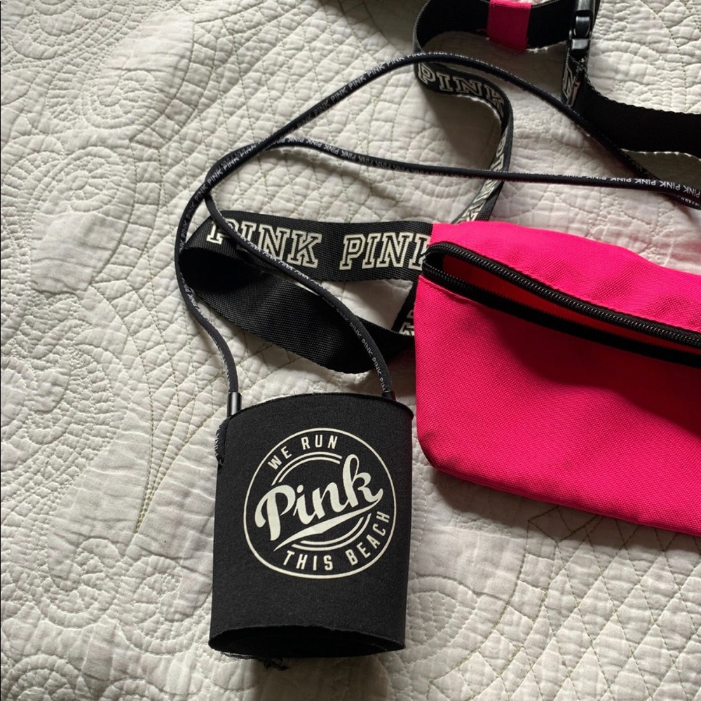 Pink Fanny pack and drink holder